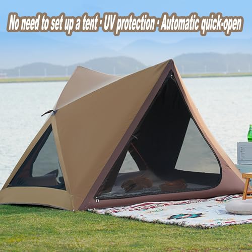 Carpa automática rápida tipo triángulo para 3-5 personas miniatura 2