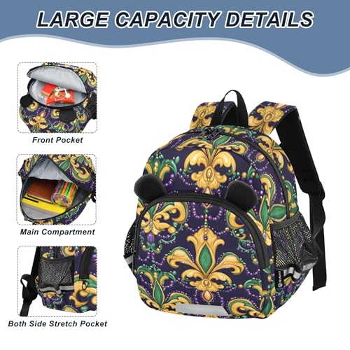 Brazil Mardi Gras Carnival Party Toddler Backpack for Girls Boys,Preschool Kindergarten Backpacks B04036263