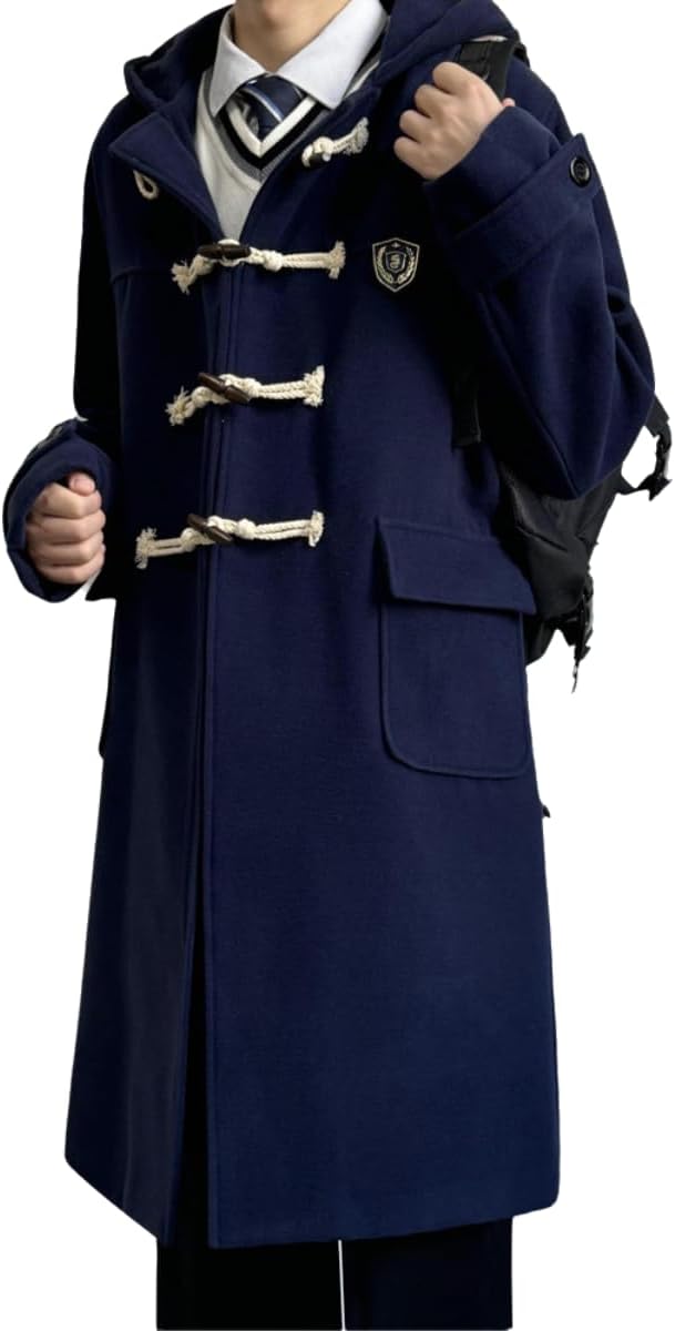 58【美品】イーストボーイ ヴィーナス ダッフルコート 9 ブラック 黒 M