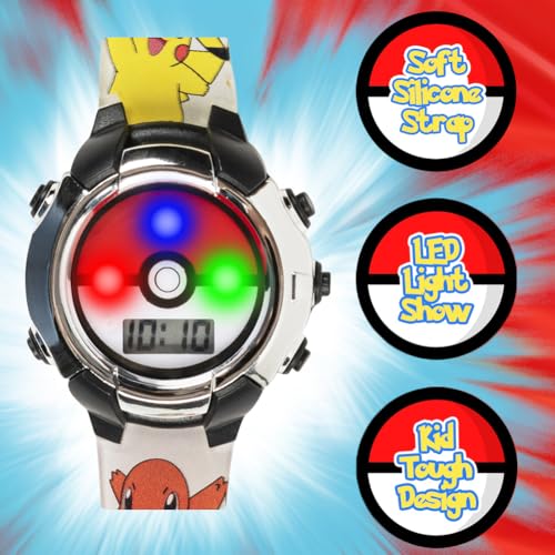 Image of Accutime Kids Pokemon Digital LCD Quartz Watch for Boys, Girls, and Adults All Ages