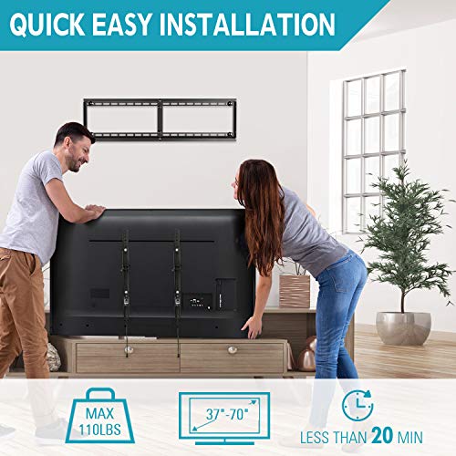 MOUNTUP UL Listed TV Wall Mount, Tilting TV Mount Bracket for Most 37-75 Inch Flat Screen/Curved TV Low Profile Wall… - Image 6