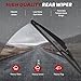 OTUAYAUTO Premium Windshield Wiper Blades - Replacement for Kia Rio 2013-2017 - Precision Fit, All-Weather Performance, Front and Rear Wiper Blades, J/U Hook - 26