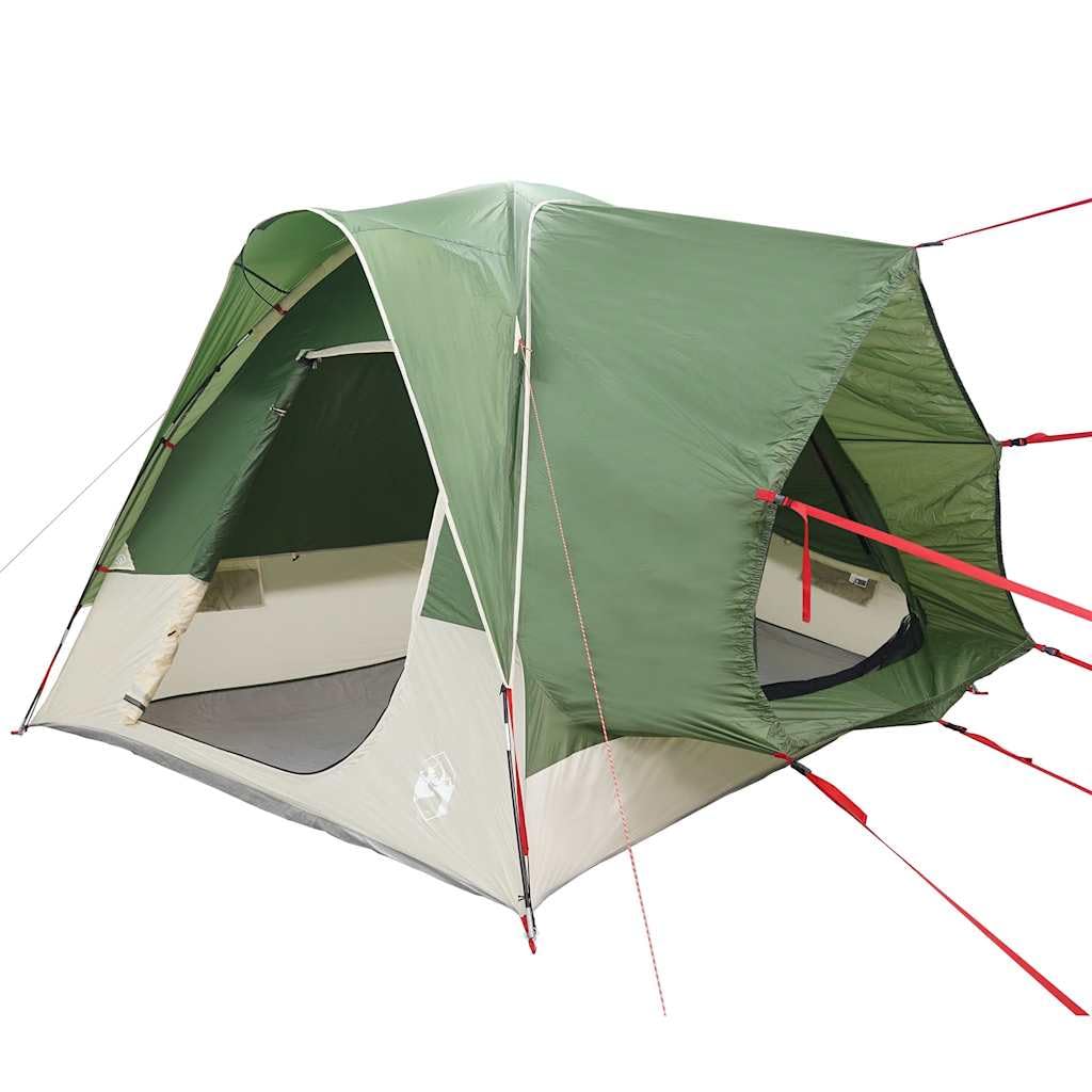Tenda da Auto 4 Persone, Impermeabile e Antivento, con Connessione Elettrica, Verde Scuro, Ideale per Campeggio e Viaggi, 300 x 300 x 230 cm