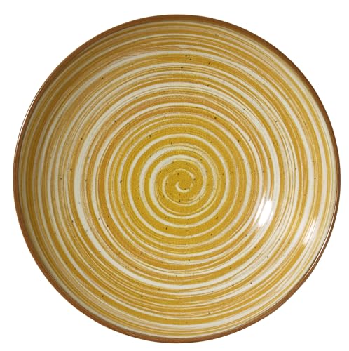 METRO Professional Assiette Creuse Madleen Grès Ø 21 cm Jaune Lot de 6