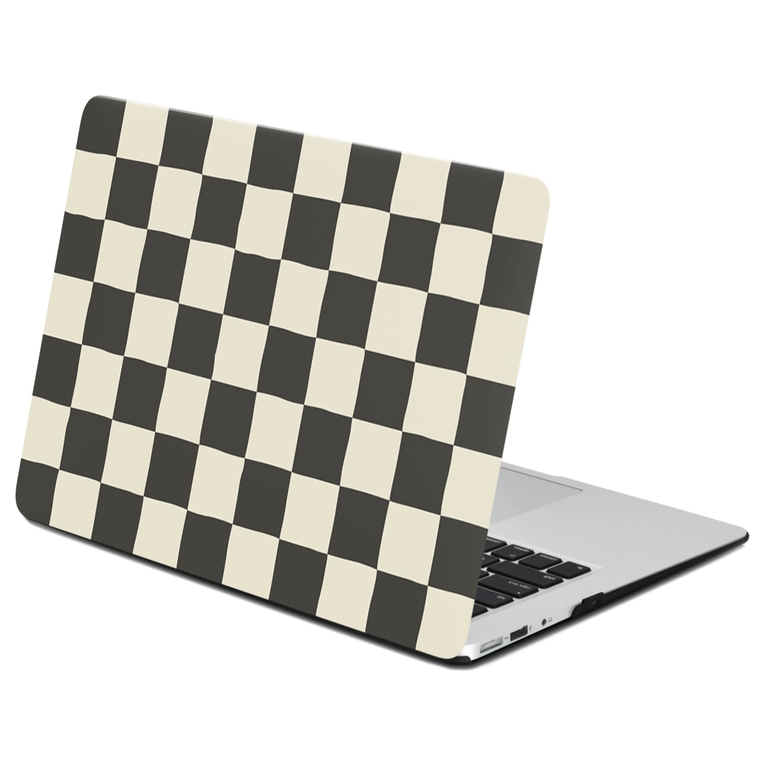 Hard Case Compatible with New Version MacBook Air 15 inch Model A2941 Release 2023 with M2 and Liquid Retina Display, Hard Plastic Laptop Protective Shell and Keyboard Cover Skin, Checkerboard - 4