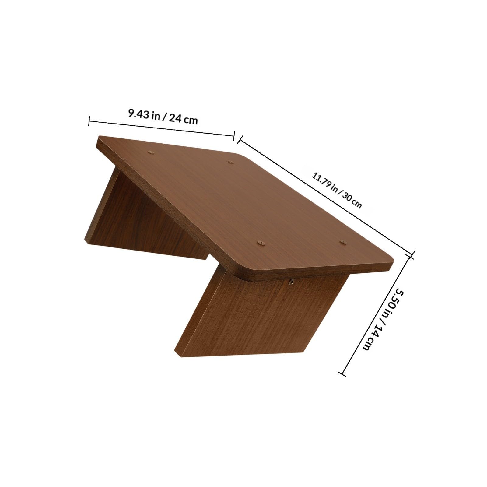 FRCOLOR Reposapiés Que Mejora la Postura y Alivia la Fatiga de Madera Diseño Simple Ergonómico para Oficina y Hogar bajo Escritorio