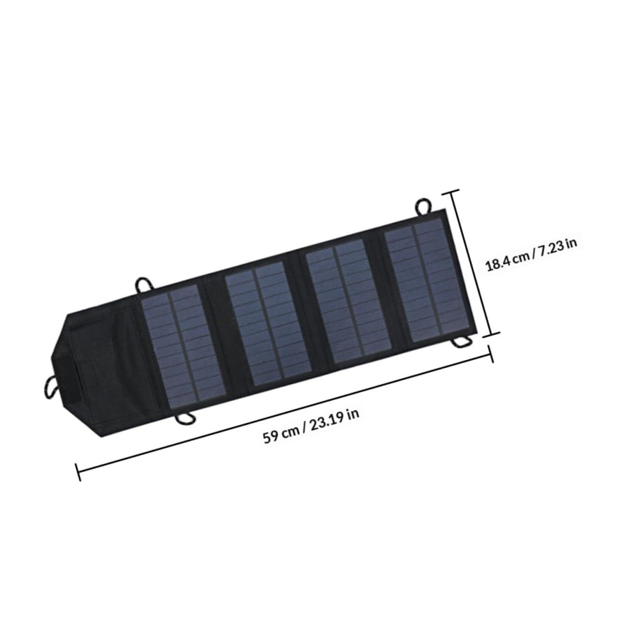 10w Monocrystalline Solar Panel Charger with Dual USB Portable Outdoor Solar Charger for Car Boat Camping Emergency Power Supply