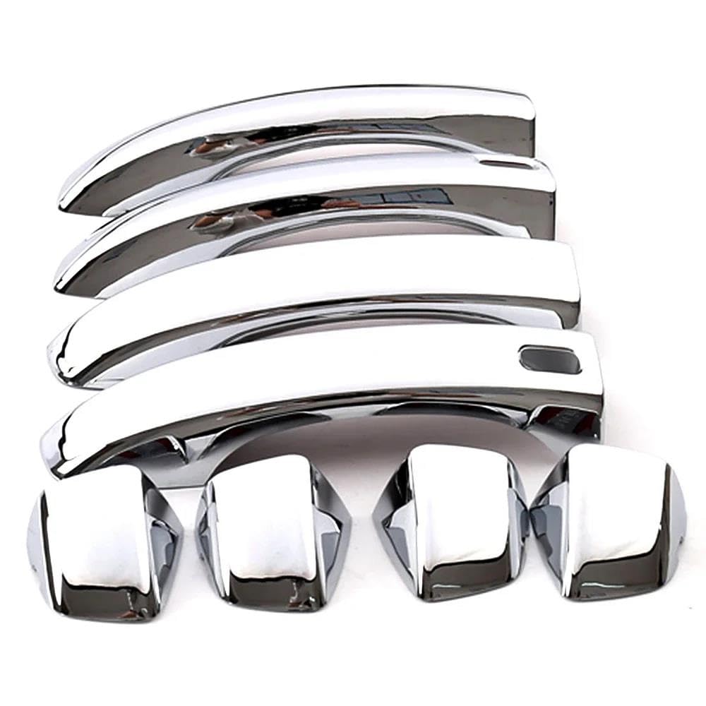ZAPORA for MG HS 2018 2019 2020 Chrome Styling Car Door Handle Cover Moulding Frame Bezel Car Sticker(Style 2)