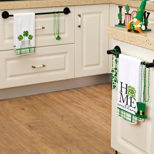 ARKENY-St-Patricks-Day-Green-Polka-dot-Shamrock-Kitchen-Towels-Dish-Towels-St-Patricks-Day-Decorations-for-Home-Decor-Drying-Cloth-18×26-Inch-Hand-Towel-for-Cooking-Set-of-2 ARKENY St Patricks Day Green Polka dot Shamrock Kitchen Towels Dish Towels St Patricks Day Decorations for Home Decor Drying Cloth 18×26 Inch Hand Towel for Cooking Set of 2