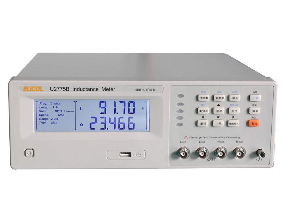 Fast arrival U2775B Inductance Meter with 100Hz,120Hz,1kHz,10kHz frequency,Basic Accuracy: 0.1%