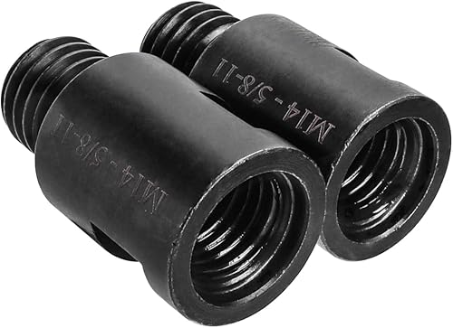 Miniatura 6 de Wolfride Adaptador de accesorio para amoladora angular M14 a 58"-11 M14 hembra a adaptador macho 58-11 (2 piezas)