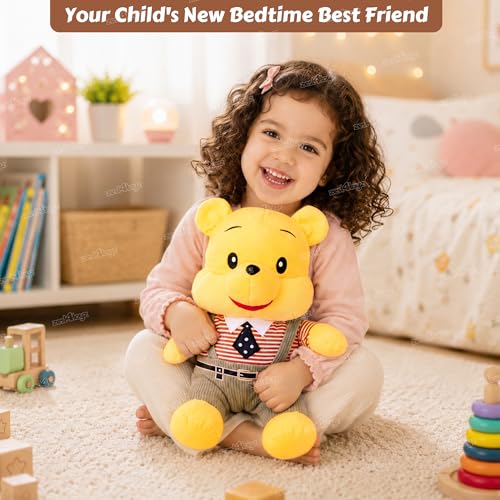 Image of Zest 4 Toyz Soft Toys for Kids (28 Cm) | Cute Stuffed Animal Plush Toy | Baby Toys | Cuddly Honey Teddy Bear for Kids | Cute Bear Soft Toy | Birthday Gift for Boys & Girls