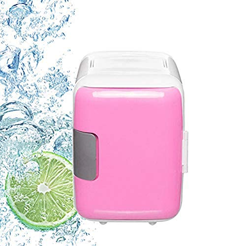 Mini-Kühlschrank Minibar Tragbare Kühlbox 4 Liter Auto Gefrierschrank mit Kühl und Heizfunktion Kompakte Dual-Use für Hotels Studentenzimmer