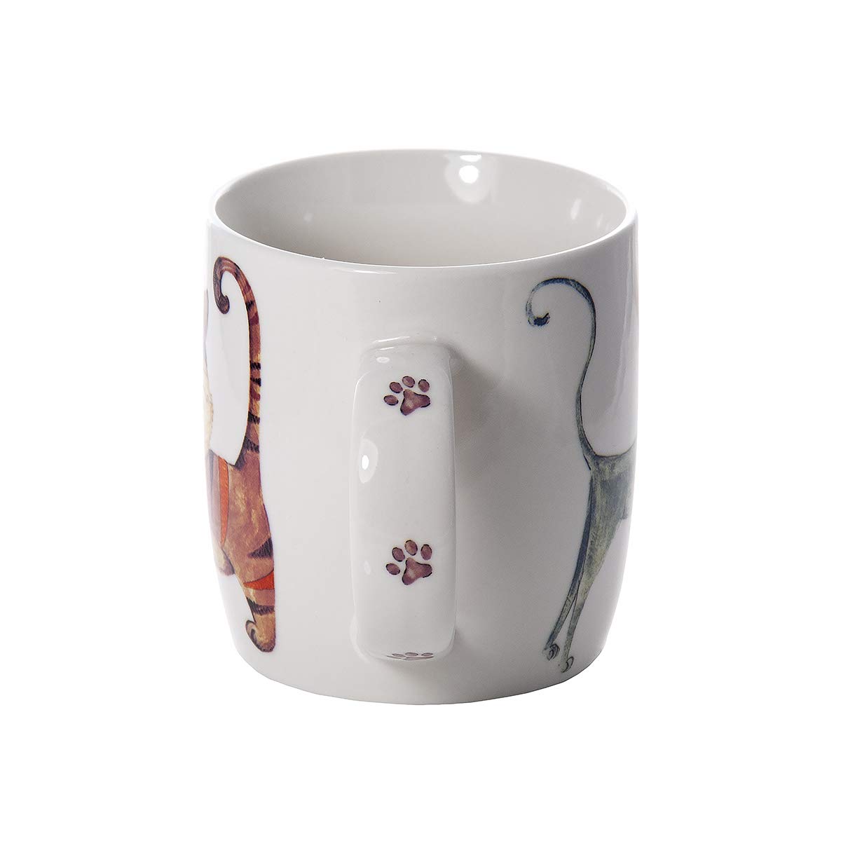 SPOTTED DOG GIFT COMPANY Katze Tasse Keramik Kaffeetasse mit Lustige Katzenmotiv