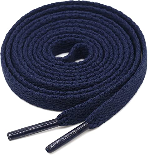 GRAH SANGRAH® Shoelaces for Hiking Shoes, Outdoor Walking Sneakers, Outdoor Hiking, Climbing, Basketball, Work Boot, Running, Sport Shoes (NAVY-BLU, 120 CM)