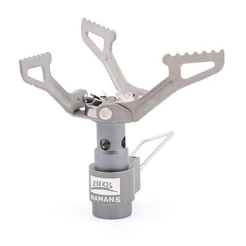 Hamans BRS BRS-3000T Ultralight 25g Backpacking Camping Gas Stove with 1 Extra Backup O-Ring