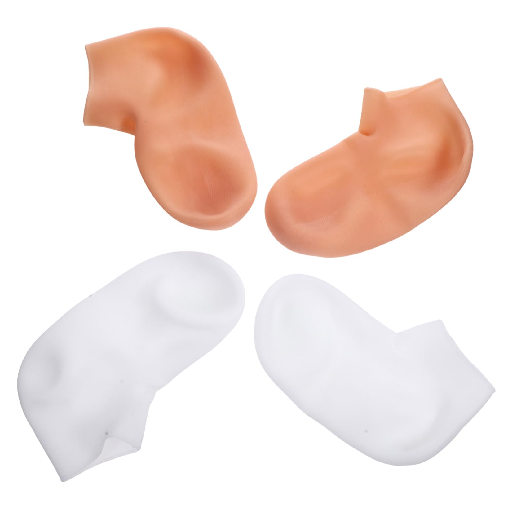 Healeved Girls' Moisturizing Foot Socks 2 Pairs Spa Socks for Women Hydration Gel