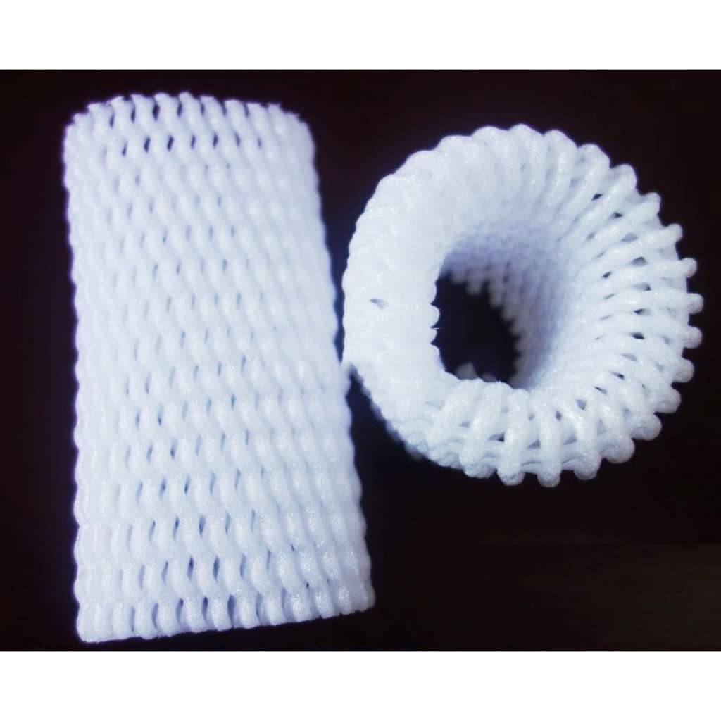 Fundas Protectoras de Malla de Espuma para Fruta, Fundas de Red Espuma for protección Frutas y Verduras, Paquete Varios tamaños(24x10cm 150pcs)