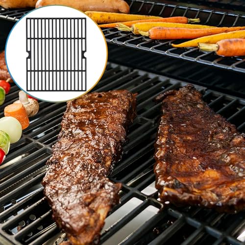 Image of 17 1 /8 inch x 12 7 /16 inch Cooking Grates Replacement for Nexgrill 720-0830MN, 720-0670E, 720-0737, Grill Master 720-0670E, Grill Chef BM616, GC610, Cooking Grid for Nexgrill Grill Grates Replacement