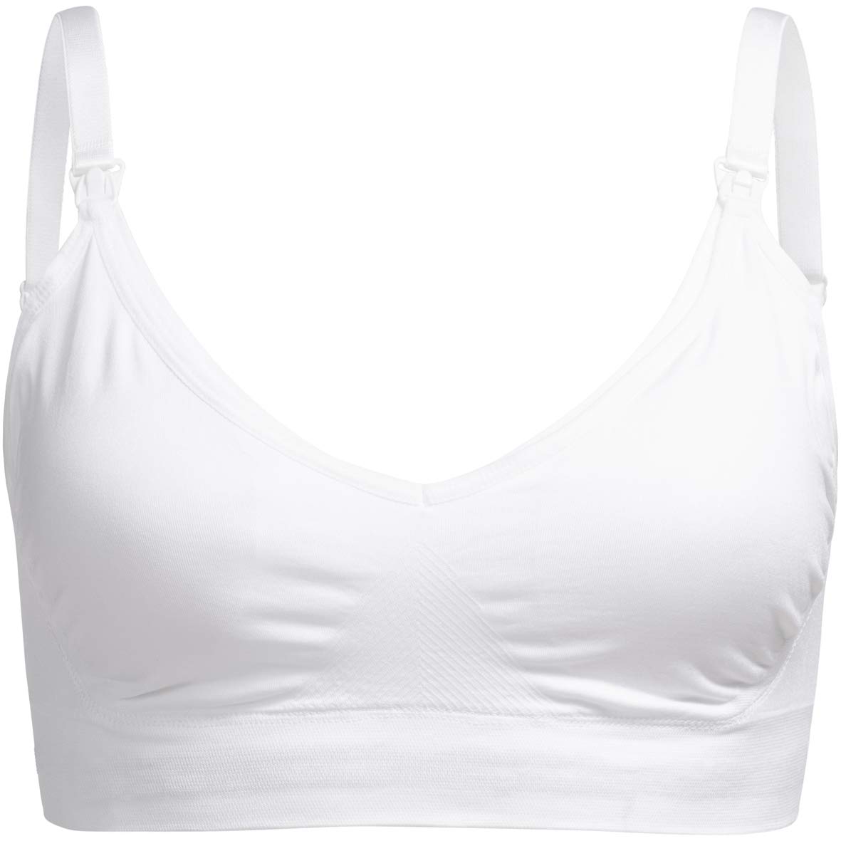 Herzmutter5200 Nursing Bra without Underwire, Includes Bra Extension, Removable Nursing Insert, Pregnancy, Padded, Set of 1 and 2
