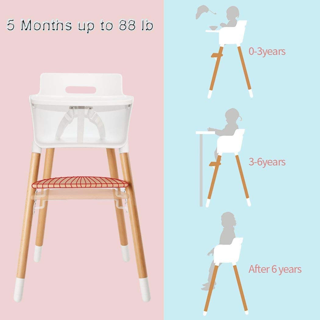 asunflower wooden high chair