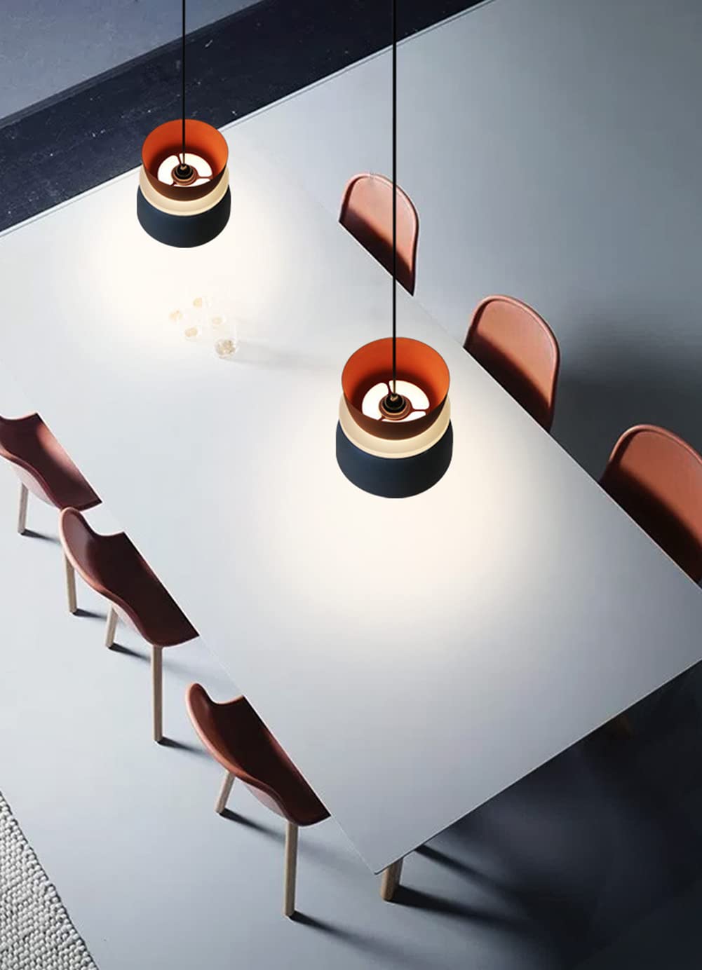 Nordique moderne Macaron Pendentif Luminaires Creative Plafond Suspension Art Déco Pendentif Éclairage Lustre Restaurant Suspension pour Café Cuisine Île Salon Chambre (C)