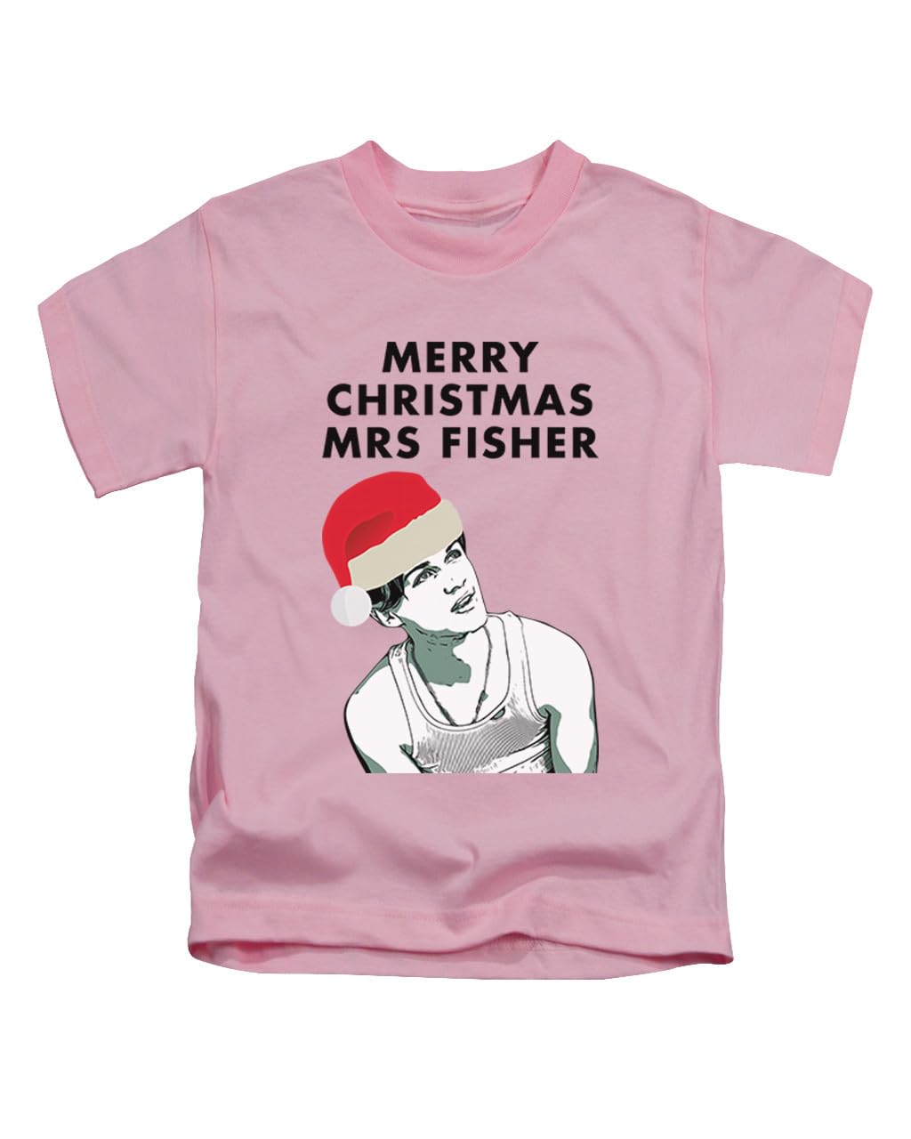 New Spirit Original Unisex Baby Pink Conrad Fisher Merry Christmas Mrs Fisher, Xmas Festive Tsitp Tee T-Shirt Funny T Shirt Top