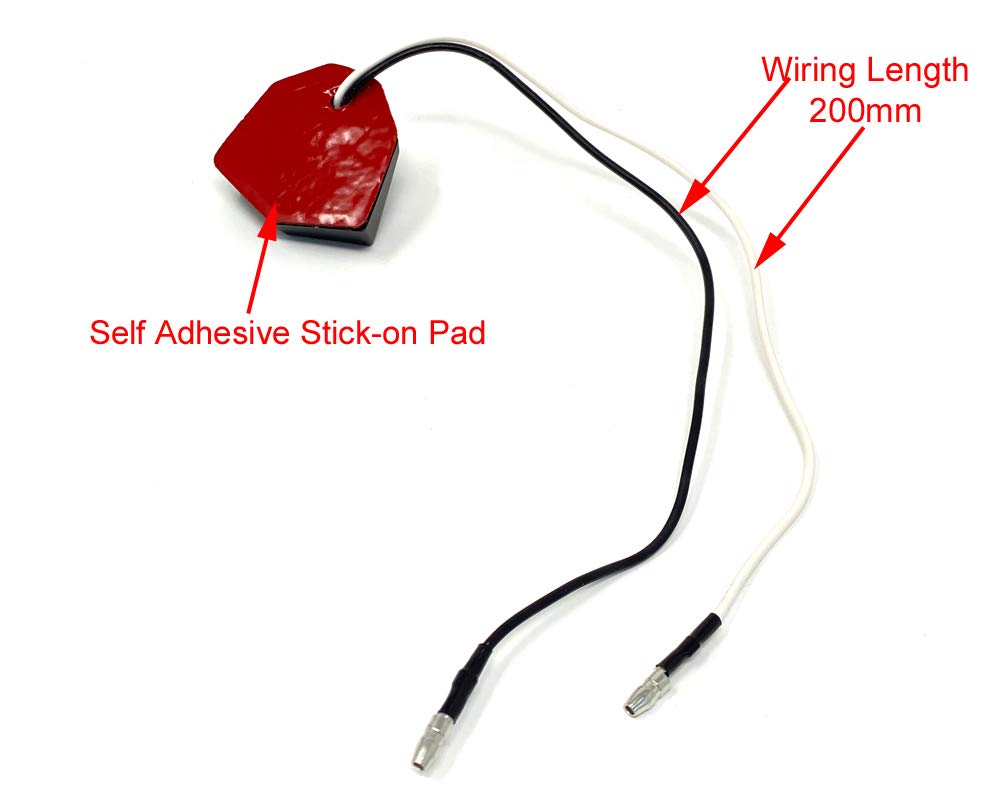 Alchemy Parts Moto LED Targa Luce Targa - Adesivo