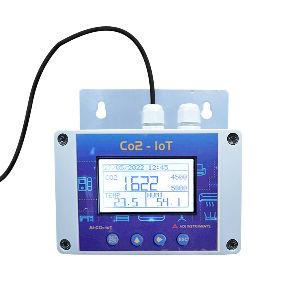 See full amazon price history chart for Wi-Fi Based Carbon Dioxide Monitor (CO2 Range: 0 to 5000 PPM) for Greenhouse, Organic Farming, Mushroom Farming, Rubber Industry, Paper Pulp Model: AI-CO2-IoT Wi-Fi Based Carbon Dioxide Monitor (CO2 Range: 0 to 5000 PPM) for Greenhouse, Organic Farming, Mushroom Farming, Rubber Industry, Paper Pulp Model: AI-CO2-IoT (B0B5KW253T) Amazon Price History, Amazon Price Tracker