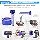 Ersatz Filter für Dyson V8 V7 Animal Absolute Motorhead Staubsauger,2 HEPA-Nachmotorfilter-Kit & 4 Vorfilter Ersatzfilter-kit #965661-01&967478-01