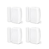 THIRDREALITY Zigbee Contact Sensor 4 Pack, Door and Window Monitor, Home Automation,Works with Home Assistant,SmartThings,Aeotec,Homey,Hubitat or Echo Devices with Build-in Zigbee Hub,hub Required