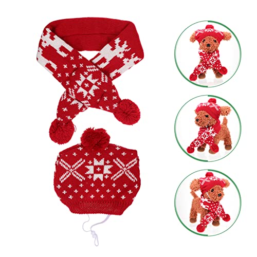 Disfraz Navidad para Perro con Sombrero y Bufanda miniatura 5