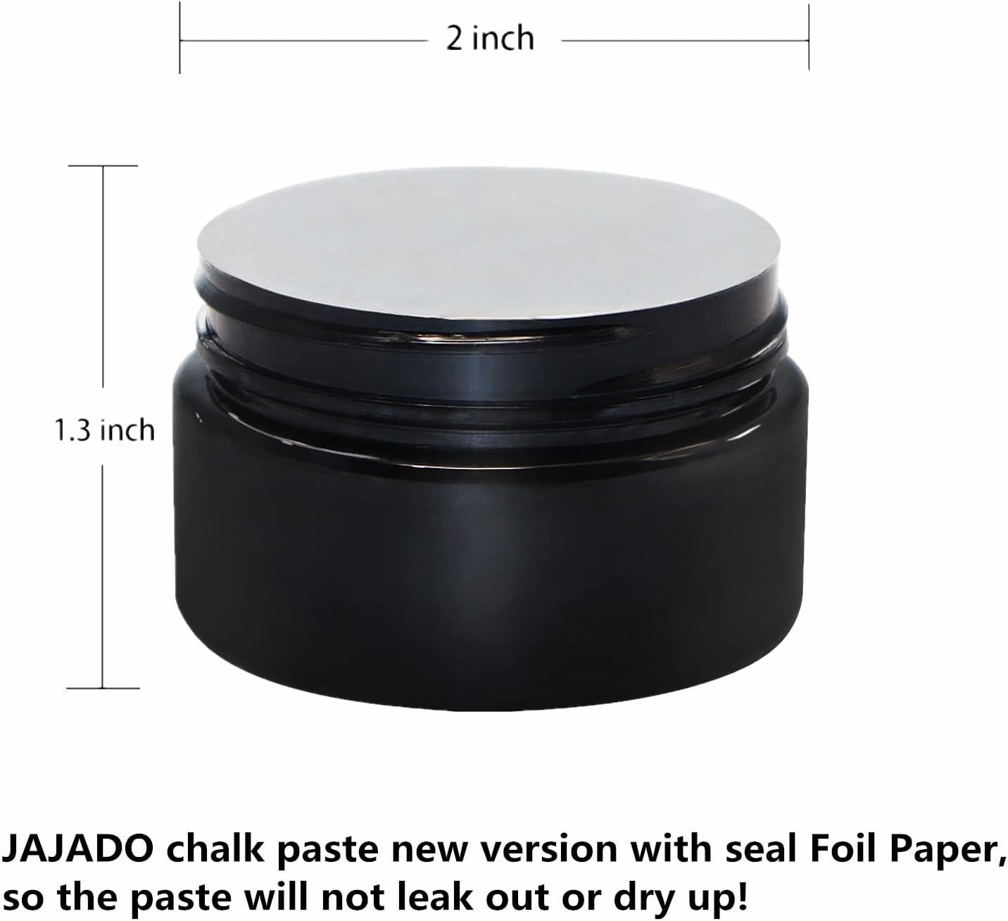 JAJADO 8 Jars Chalk Paste Paint for Craft on Silk Screen Stencil, Reusable Adhesive Stencil Letters Silk Screen Transfer Number Screen Print Transfers Stencil Paint for Wood/Fabric/Windows/Wall