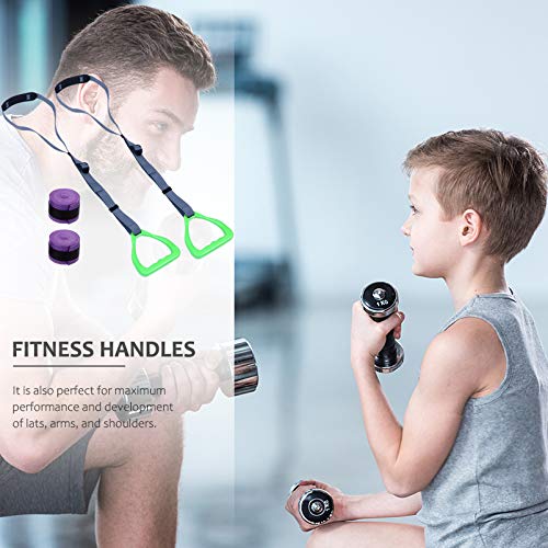 CLISPEED 1 par de Alça de Fitness Anéis de Ginástica Alças de Exercícios Alça de Fitness Com Equipam
