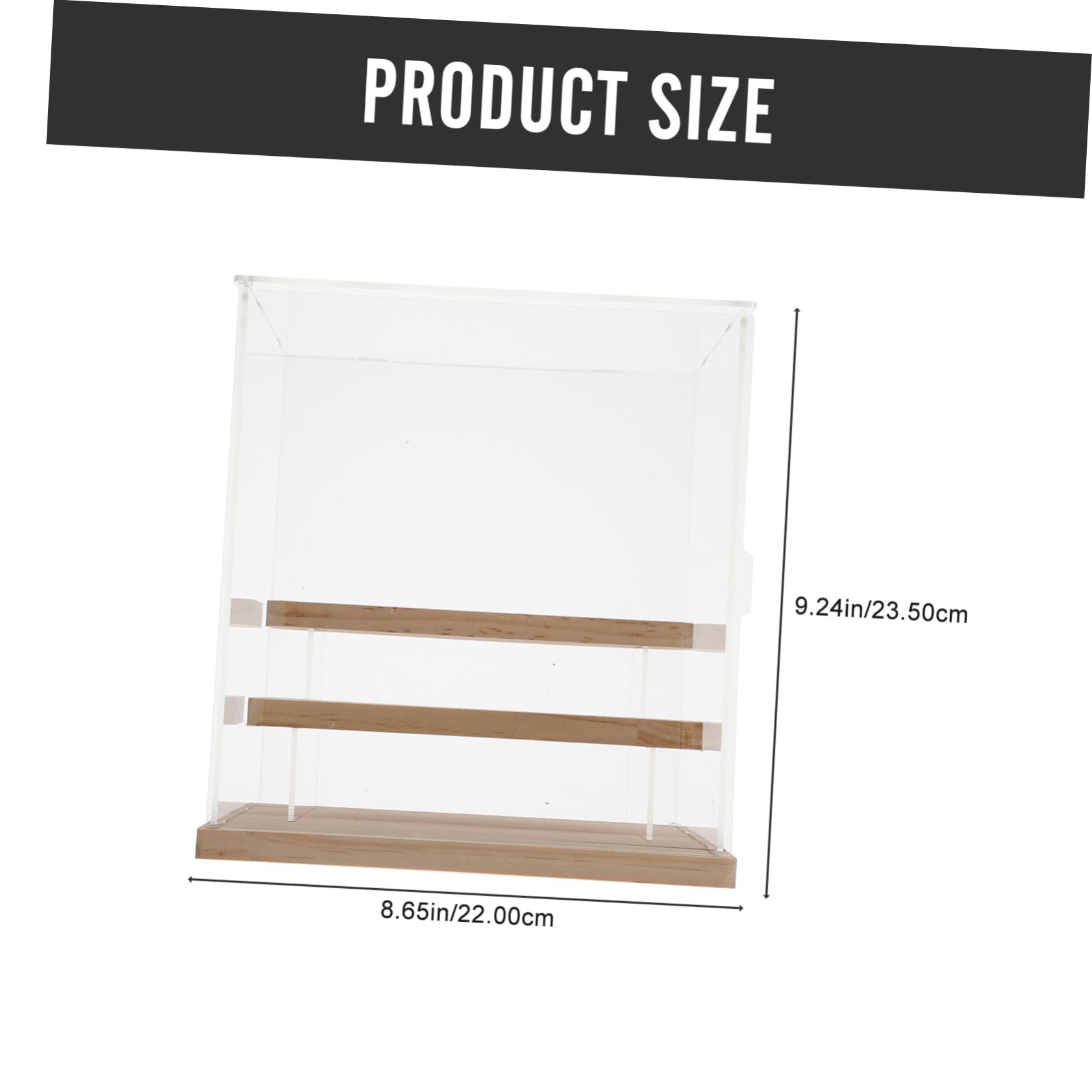 Mehrschichtige Figuren Vitrine und Acryl Staubdichte Tisch Aufbewahrungsbox Leicht zu Montieren für Sammlerfiguren und Dekoration