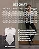 MANGOPOP Women's Short Sleeve Bodysuit Sexy V Neck... #5
