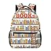 Rucksack mit 3D-Blumendruck, leicht, lässiger Studenten-Rucksack für Jugendliche und Studenten, Lustige Bücherregal-Kollektion und Leiter, Einheitsgröße