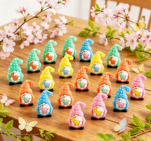Set de 35 Figuras Mini Gnomos de Resina Decorativas miniatura 5