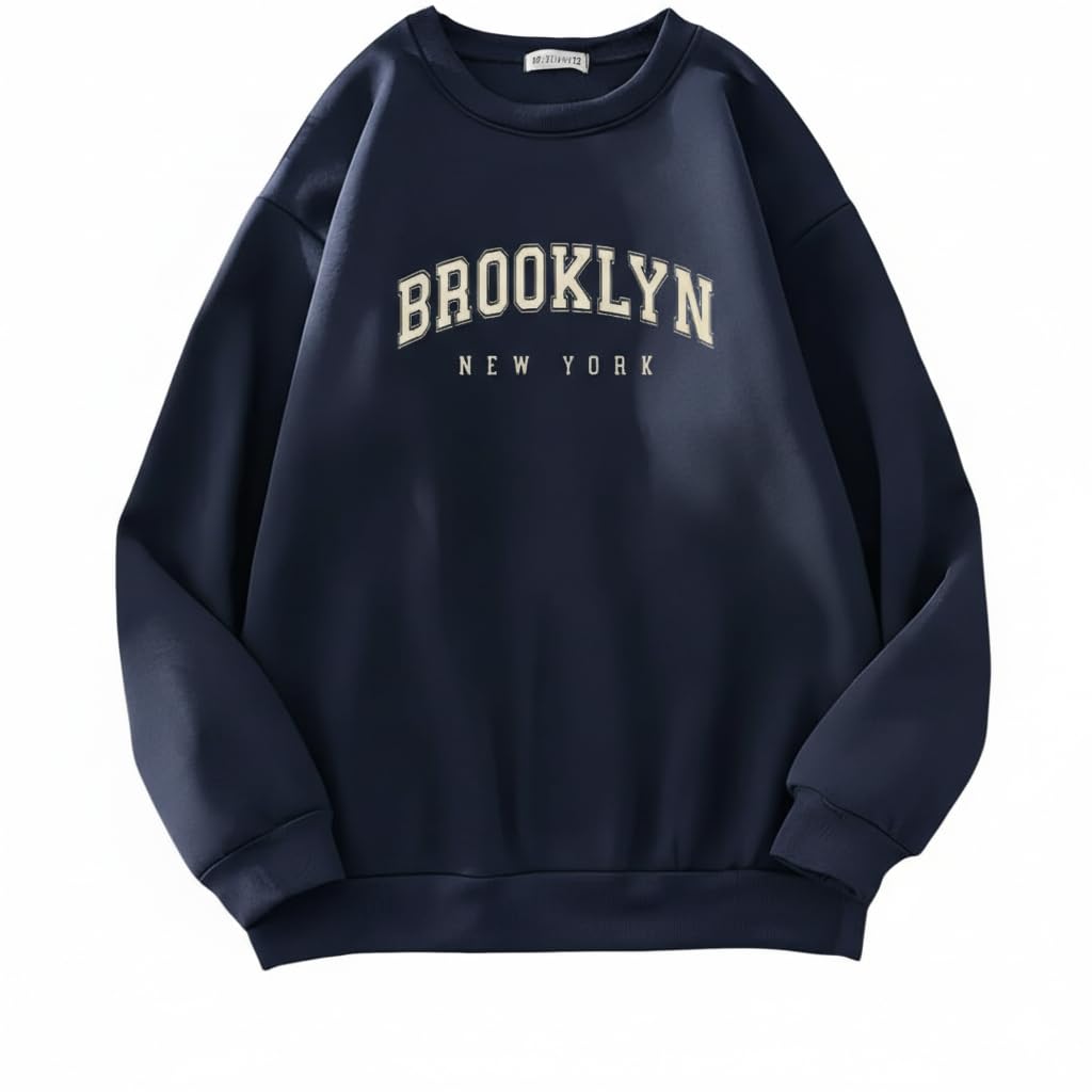 Printed Graphic Sweatshirt Long Sleeves ROUNND Neck for Women's & Men | Unisex Sweatshirt Winter Wear-image-21