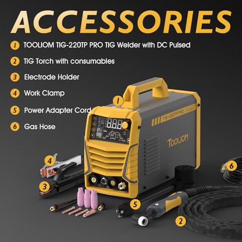 Image of TOOLIOM 220A 7-in-1 Cold TIG Welder 110 /220V Dual Voltage