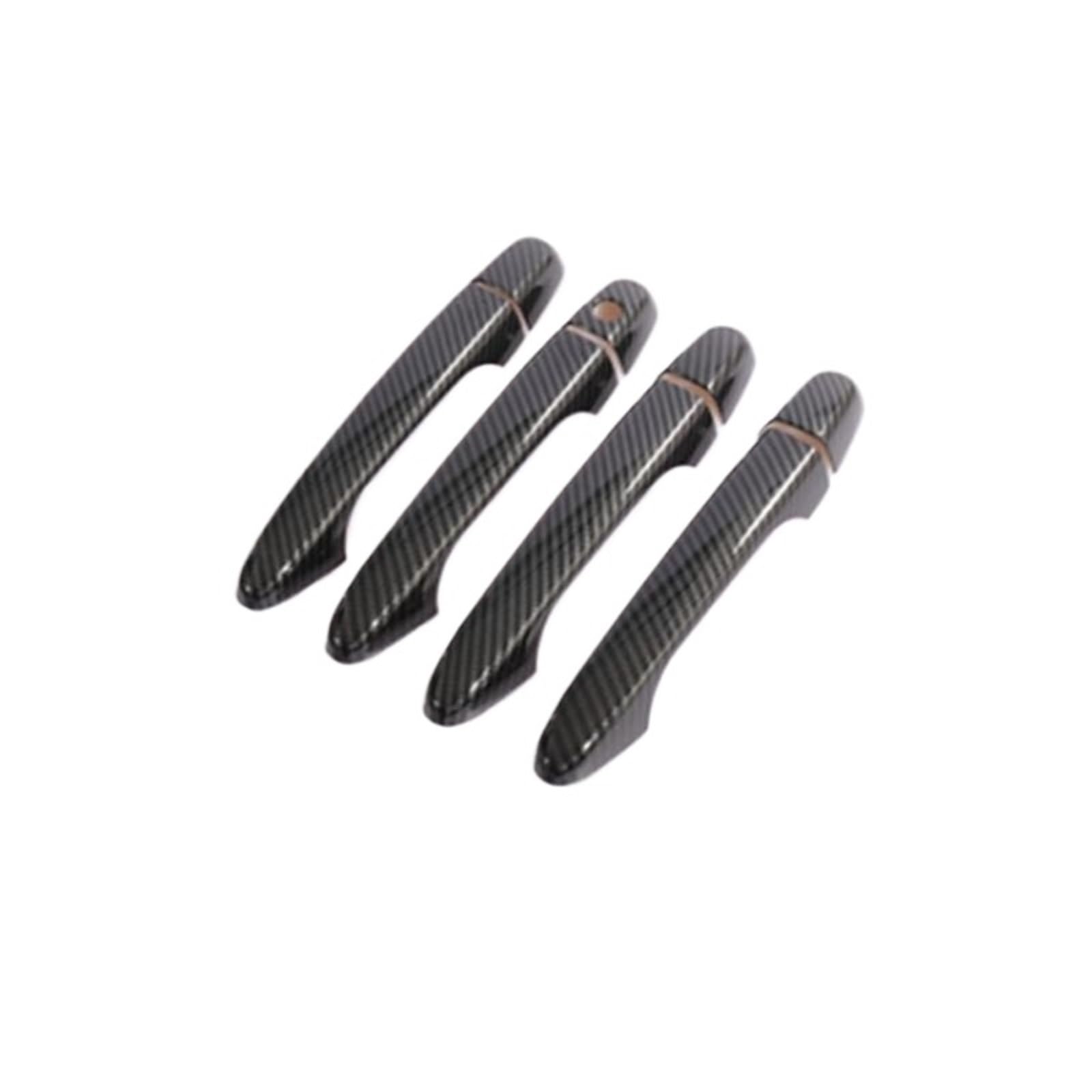 Kedfbts One Color Handle Trim Shell Compatible With Cr-V For Civic 2012 2013 2014 2015 2016 Exterior Door Handle Covers Trim Car Accessories Styling 8Pcs Door Handle Cover(D)