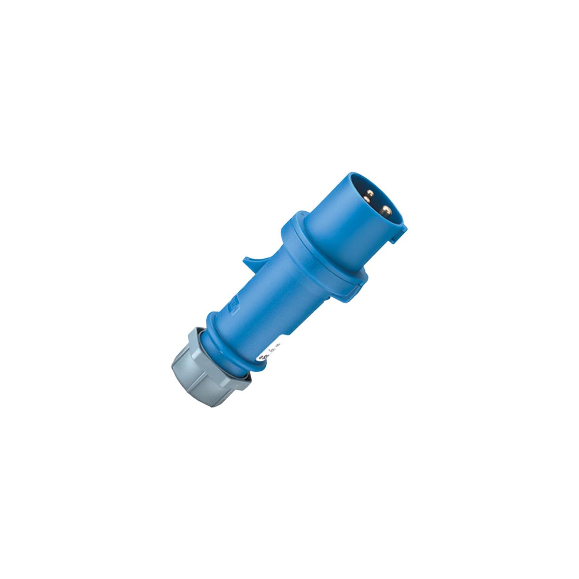 Mennekes 160 - Clavija 2 polos+tierra 32a ip-44 230v azul referencia 160