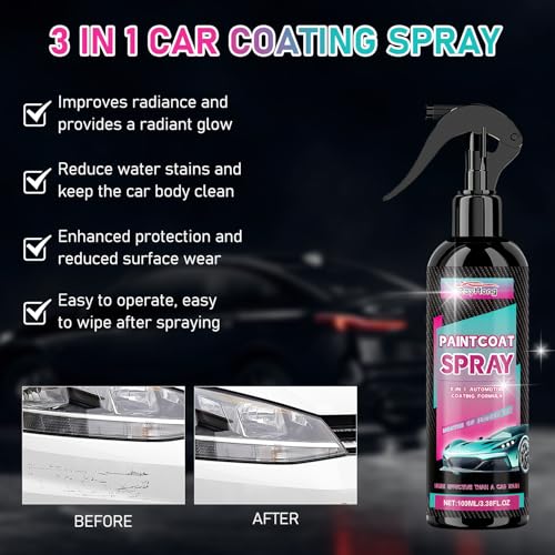 Spray Cerámico 3 en 1 para Autos, Protección y Renovación miniatura 3