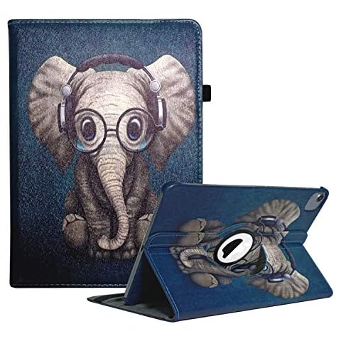 Magnetic Case for 10.9 Inch iPad Air 4th Generation 2020/iPad Pro 11 Inch 2020 & 2018, 360 Degree Rotating Stand Smart Case Protective Cover with Auto Sleep/Wake Function (Elephant) Cover