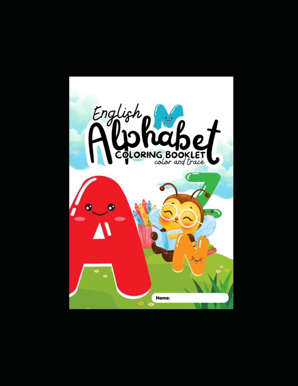 English Alphabet Colour and Trace