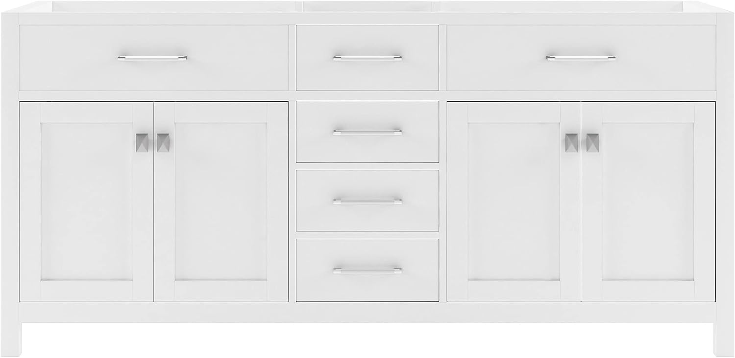 Virtu USA MD-2072-CAB-WH Caroline Bathroom Vanity 72 inches White : Everything Else