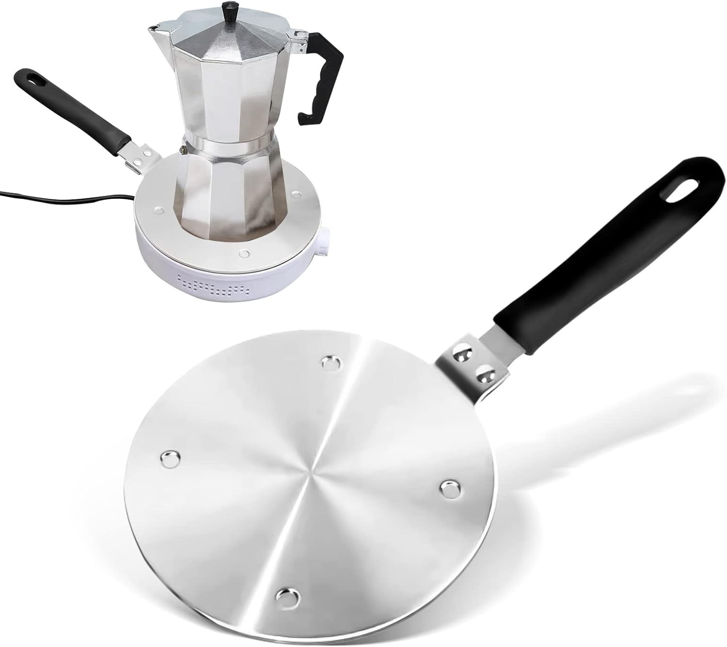 Heat Diffuser Plate for Gas Stove, Gocoffun Stainless Steel Induction