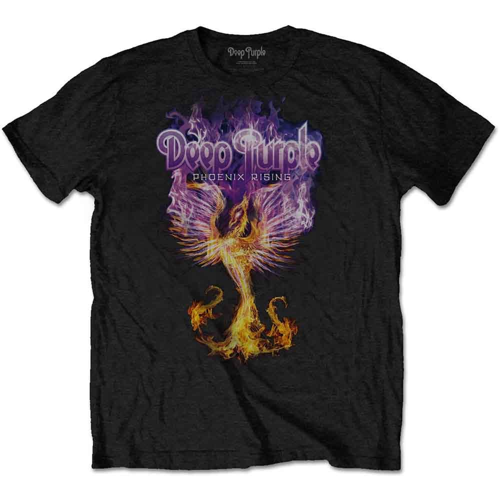 Deep Purple DPTS03MB03 Black T-Shirt - Large