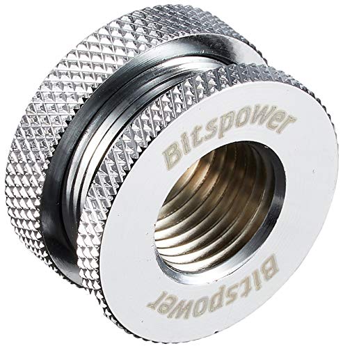 Bitspower Bitzpower G1/ 4 in. Shining Case Top Water Fill Set Silver BP-WTP-C04