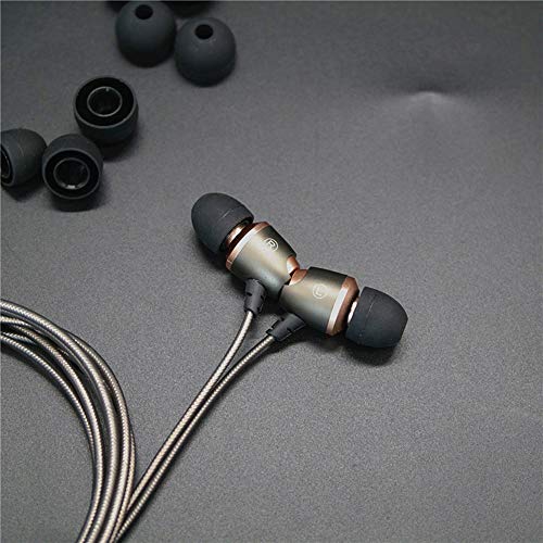 Andoer 12 unidades / 6 pares de substituição de fones de ouvido Pontas de ouvido Earbuds de silicone